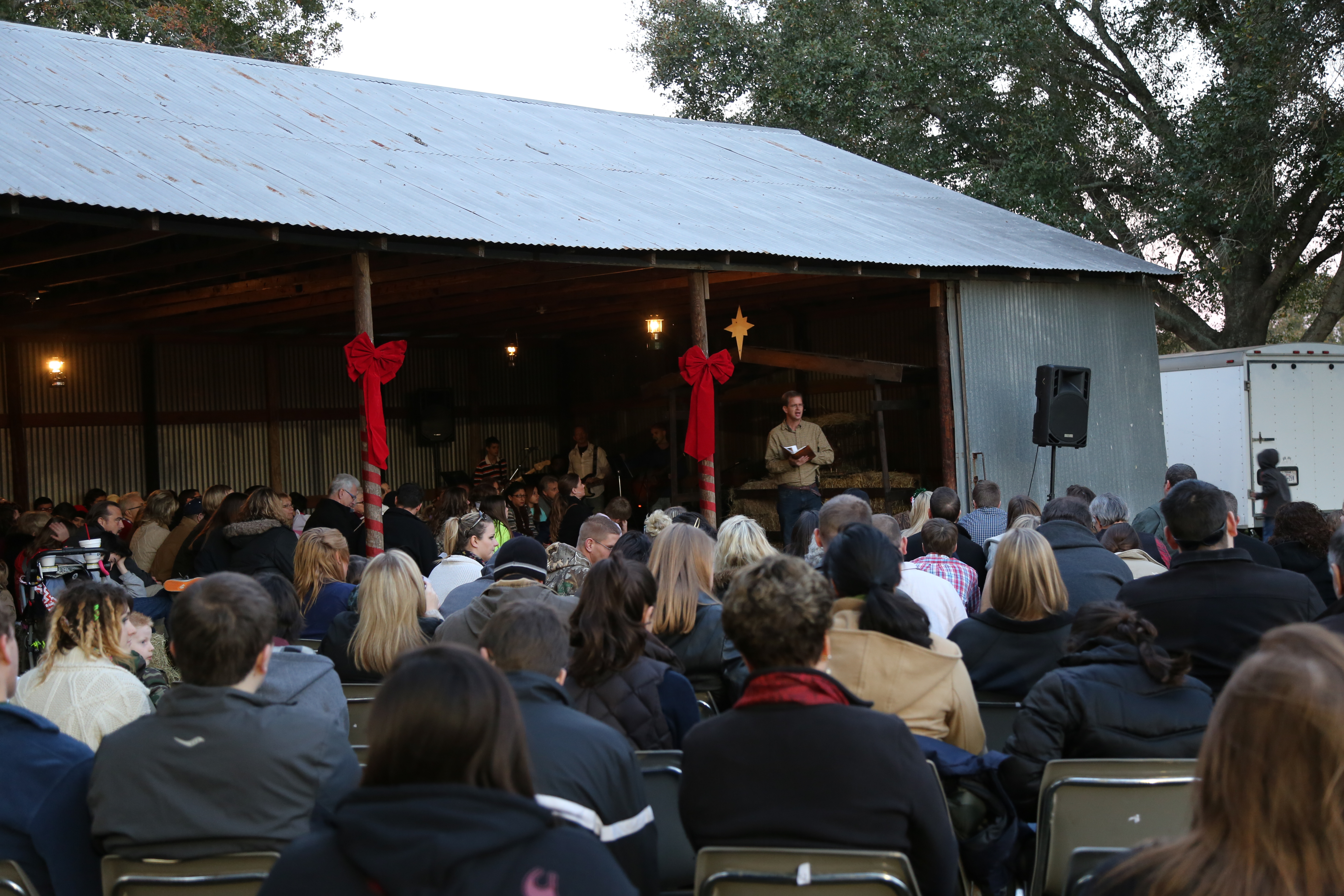 sermon in a barn